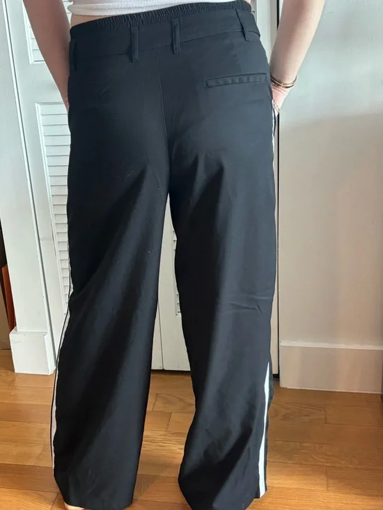 Zara Black Wide-Leg Men’s Trousers - Picture 4 of 5